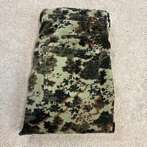 Anthropologie Pilcro High Rise Skinny Corduroy Camo Pants Button Fly Size 27